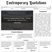 Contemporary Quotations